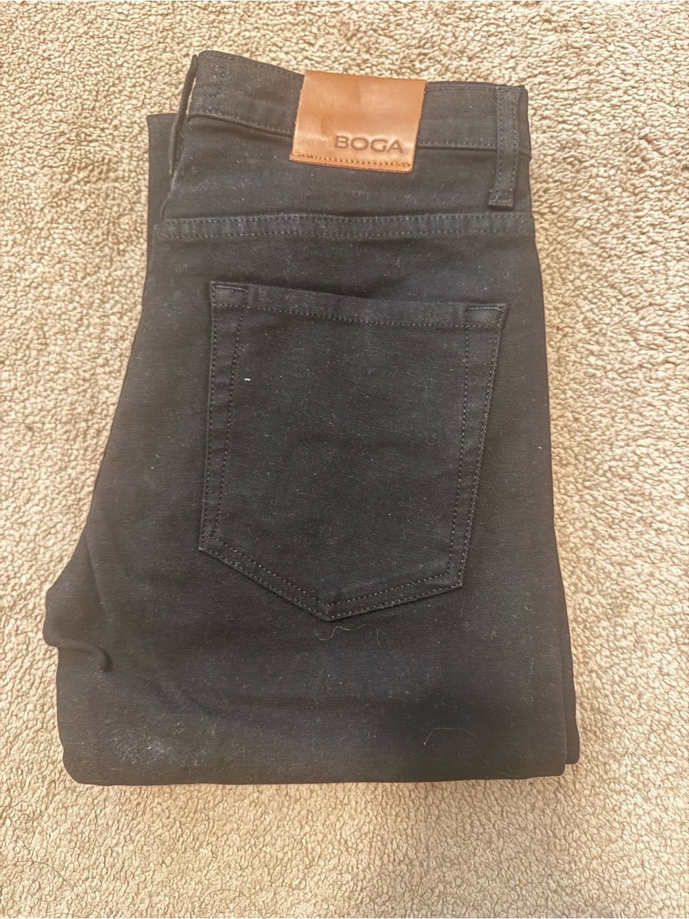 Men's Slim Straight Jeans in Black